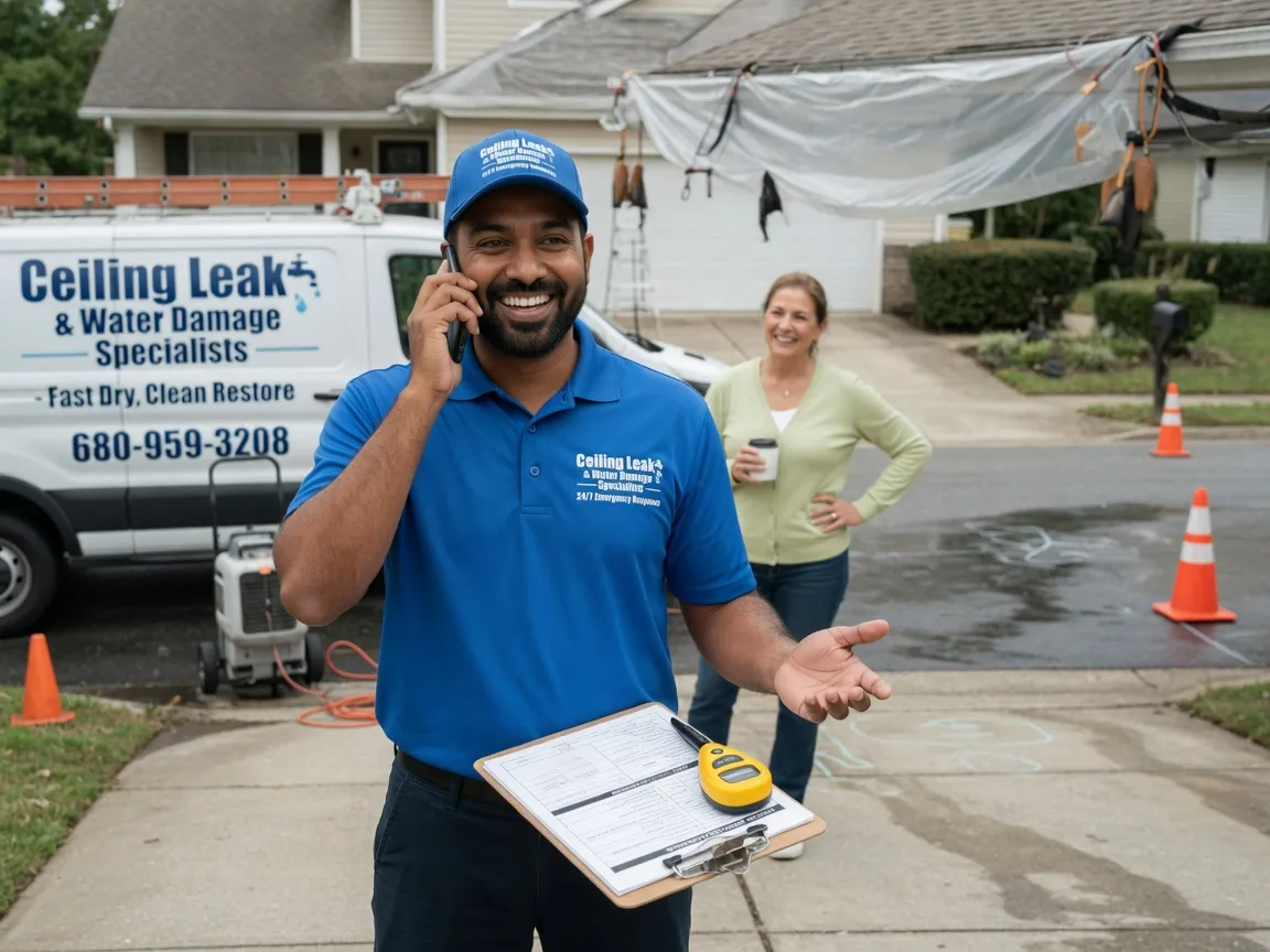 Ceiling Leak Cleanup Olmito, TX FAQs
